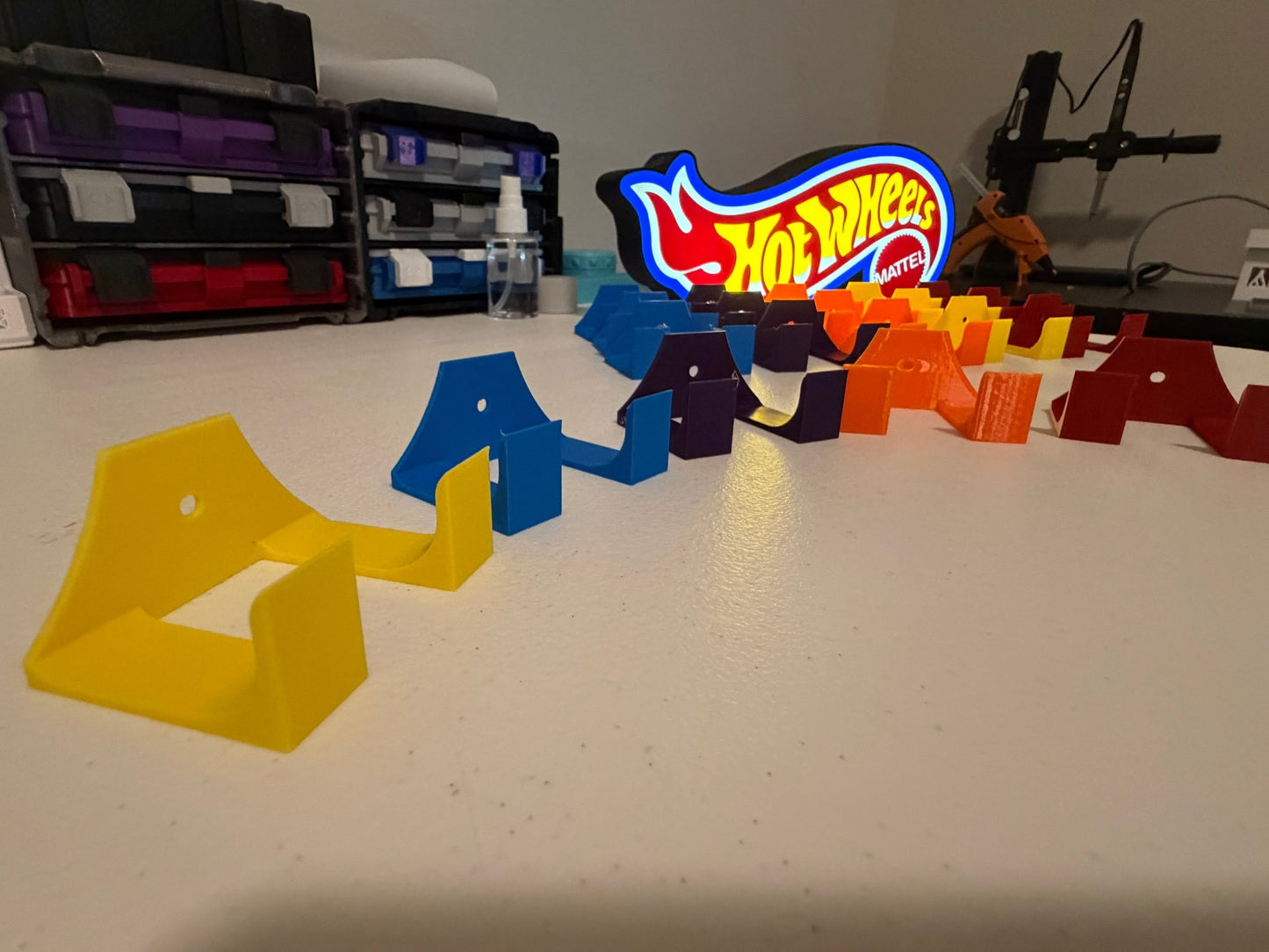 1/64 Scale Hot Wheels Monster Truck 3D Printed Wall Mount - ZS3DPrintZ