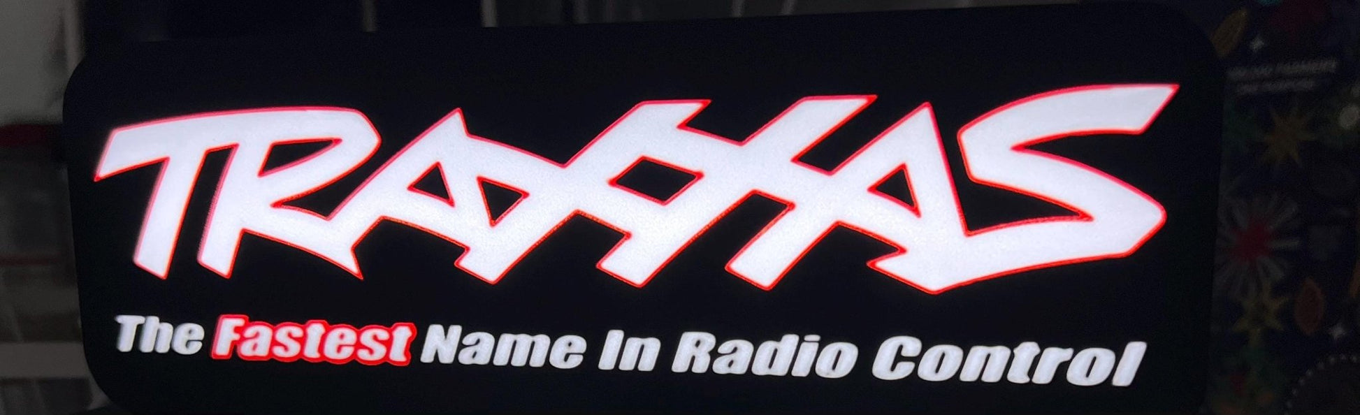 3D Printed Traxxas Logo Light Box: USB LED, Custom RC Decor - ZS3DPrintZ
