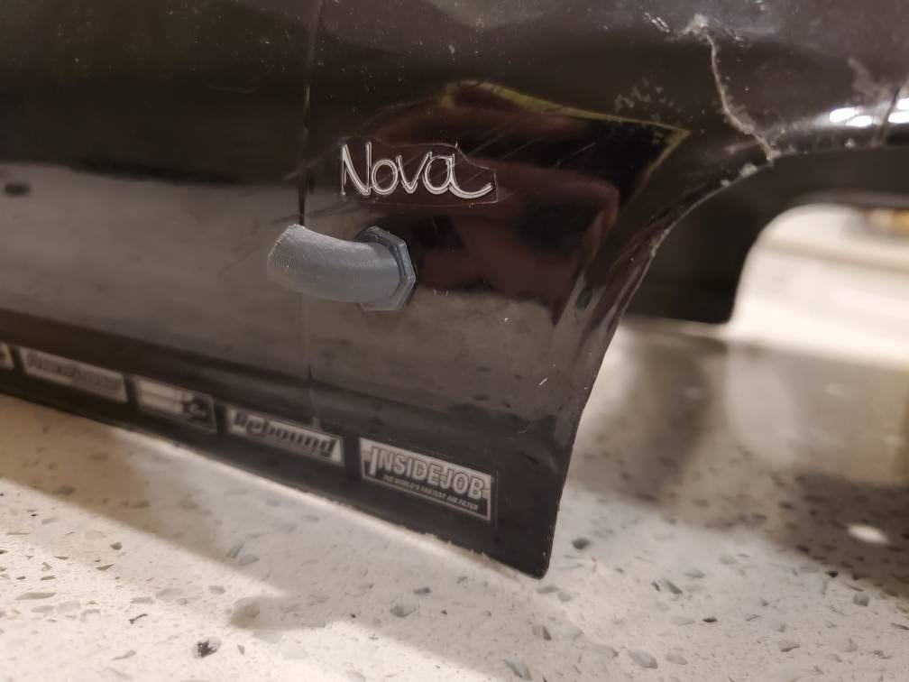 RC Car 1/10 Scale Bullhorn Exhaust - Drag Car, Street Eliminator, No Prep - ZS3DPrintZ