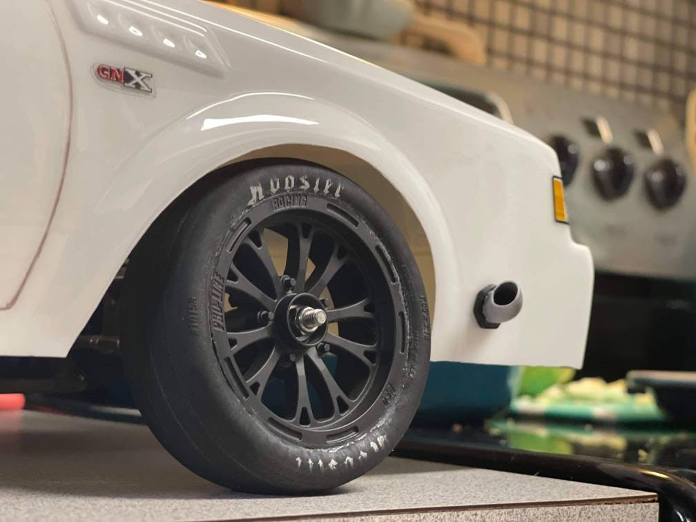 RC Car 1/10 Scale Bullhorn Exhaust - Drag Car, Street Eliminator, No Prep - ZS3DPrintZ