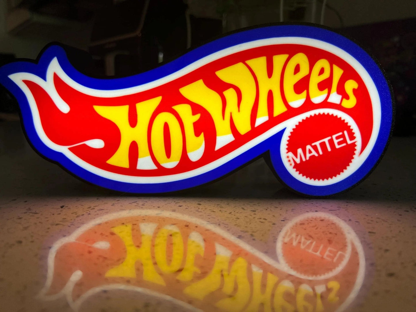 Hot Wheels LED Light Box: 3D Printed Dimmable Display - ZS3DPrintZ