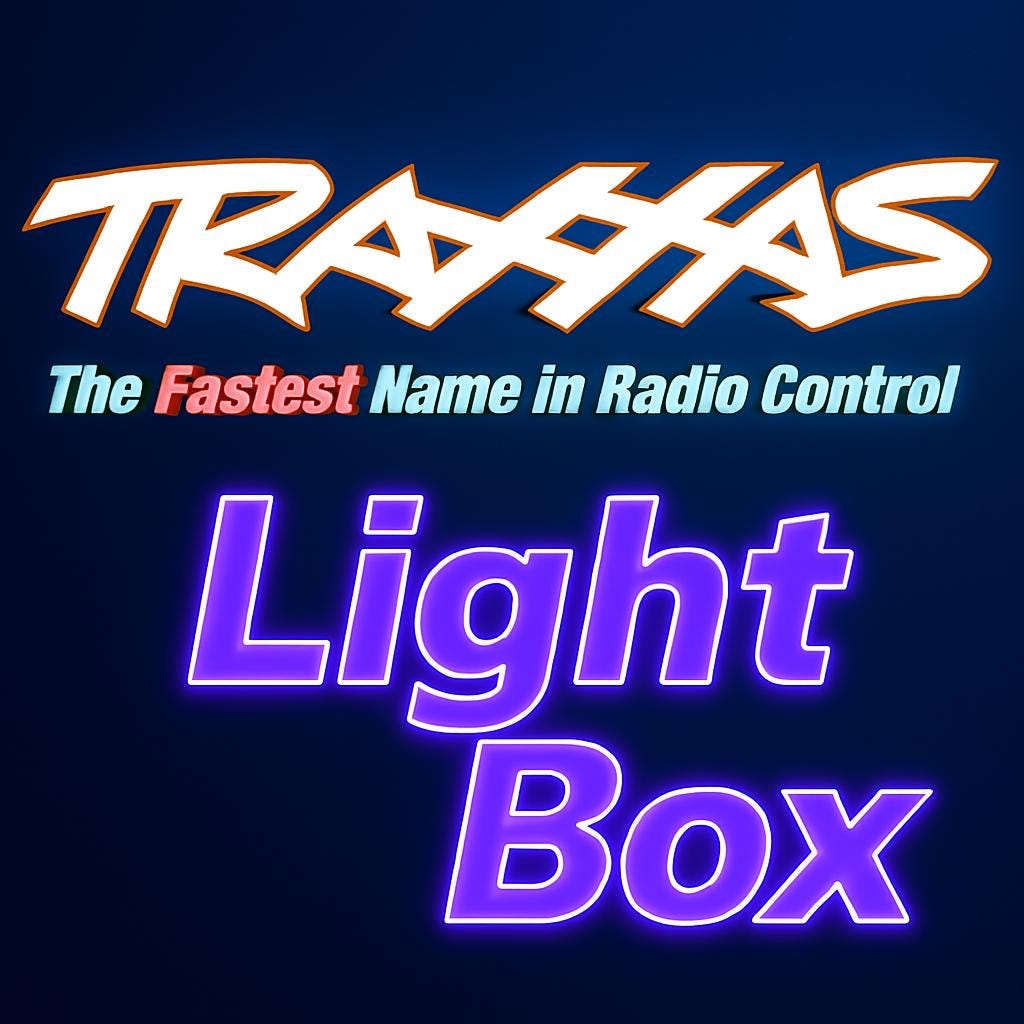 3D Printed Traxxas Logo Light Box: USB LED, Custom RC Decor - ZS3DPrintZ
