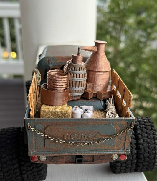 1/24 Scale Moonshine Still: 3D Printed Diorama Accessory with Jugs - ZS3DPrintZ