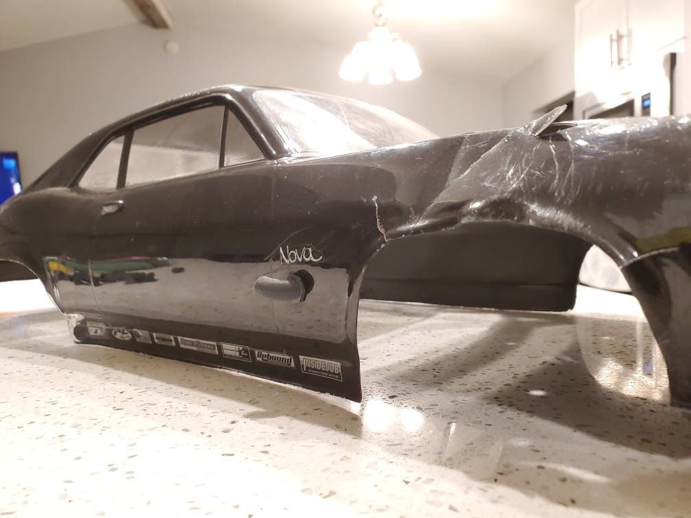 RC Car 1/10 Scale Bullhorn Exhaust - Drag Car, Street Eliminator, No Prep - ZS3DPrintZ