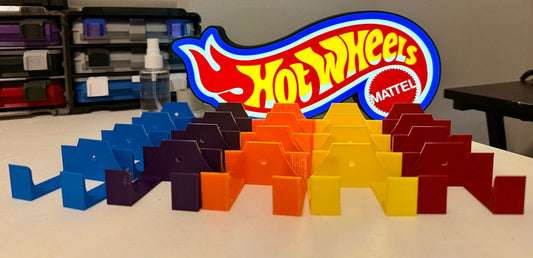 1/64 Scale Hot Wheels Monster Truck 3D Printed Wall Mount - ZS3DPrintZ