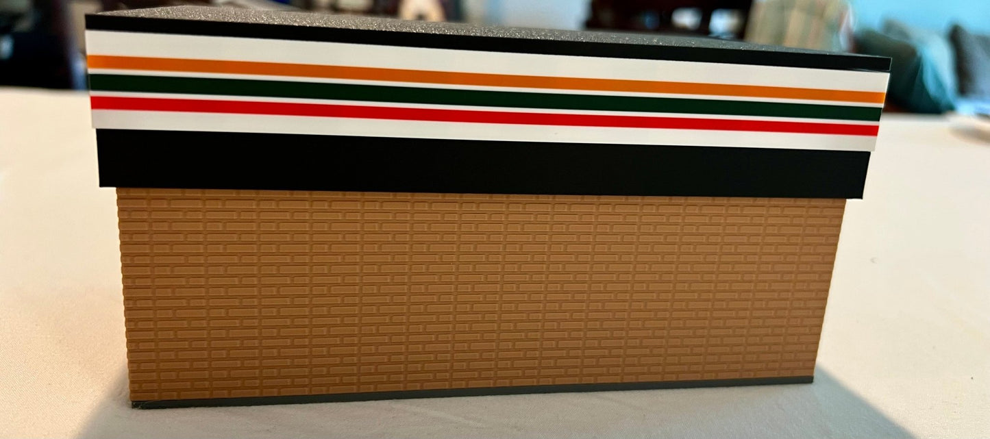 1/64 Scale 3D Printed 7 - Eleven Store Diorama! 3D Printed in Multi - Color, NO Assembly Required! Great display for Hot Wheels and 1/64 diecast - ZS3DPrintZ