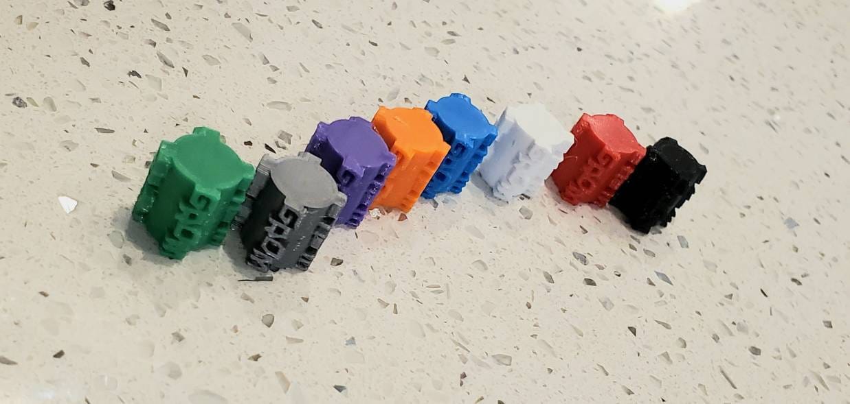 3D Printed Honda Grom Valve Stem Caps - Custom Colors (Pair) - ZS3DPrintZ