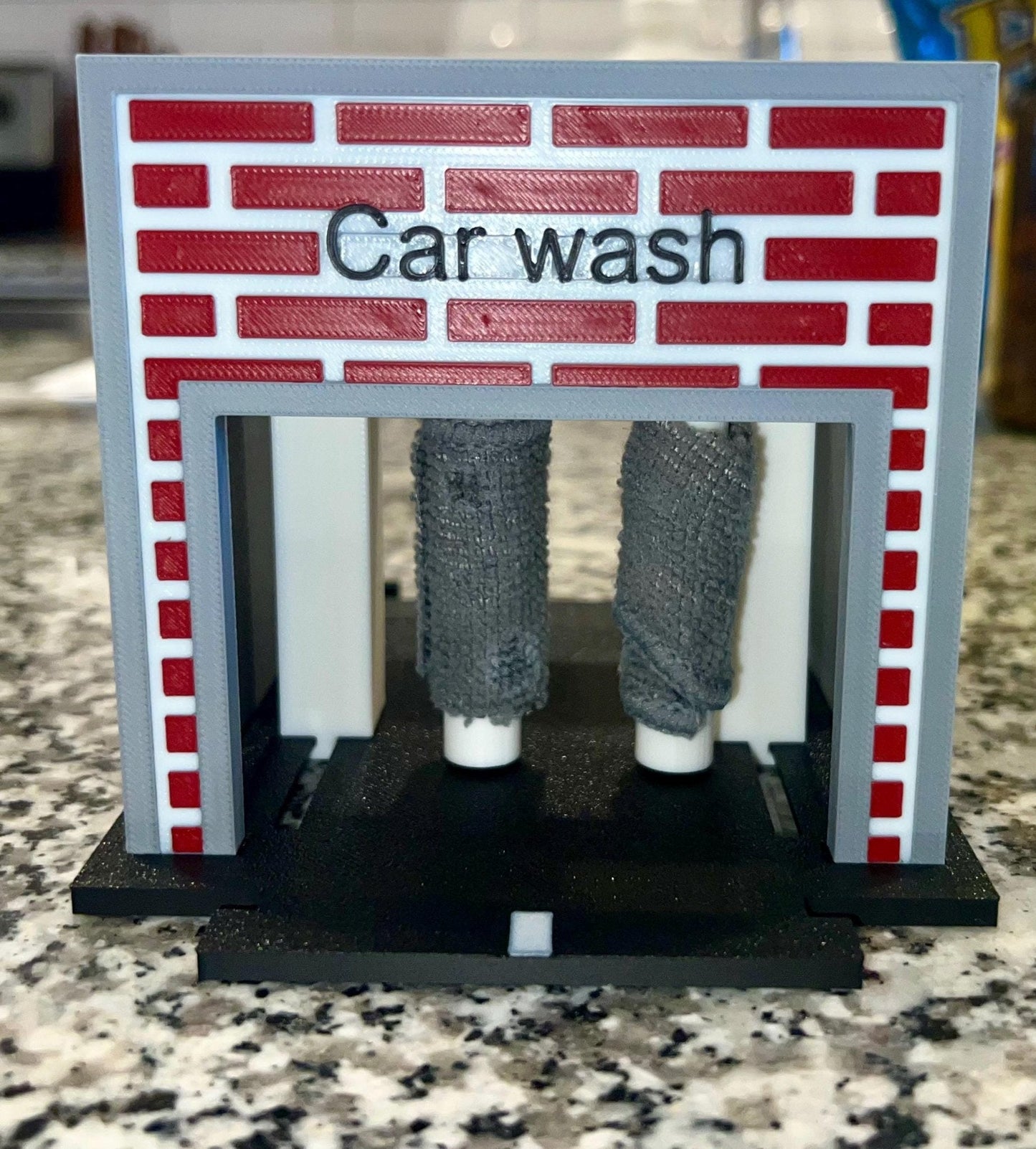 1/64 Scale Car Wash Diorama: 3D Printed Diecast Display - ZS3DPrintZ
