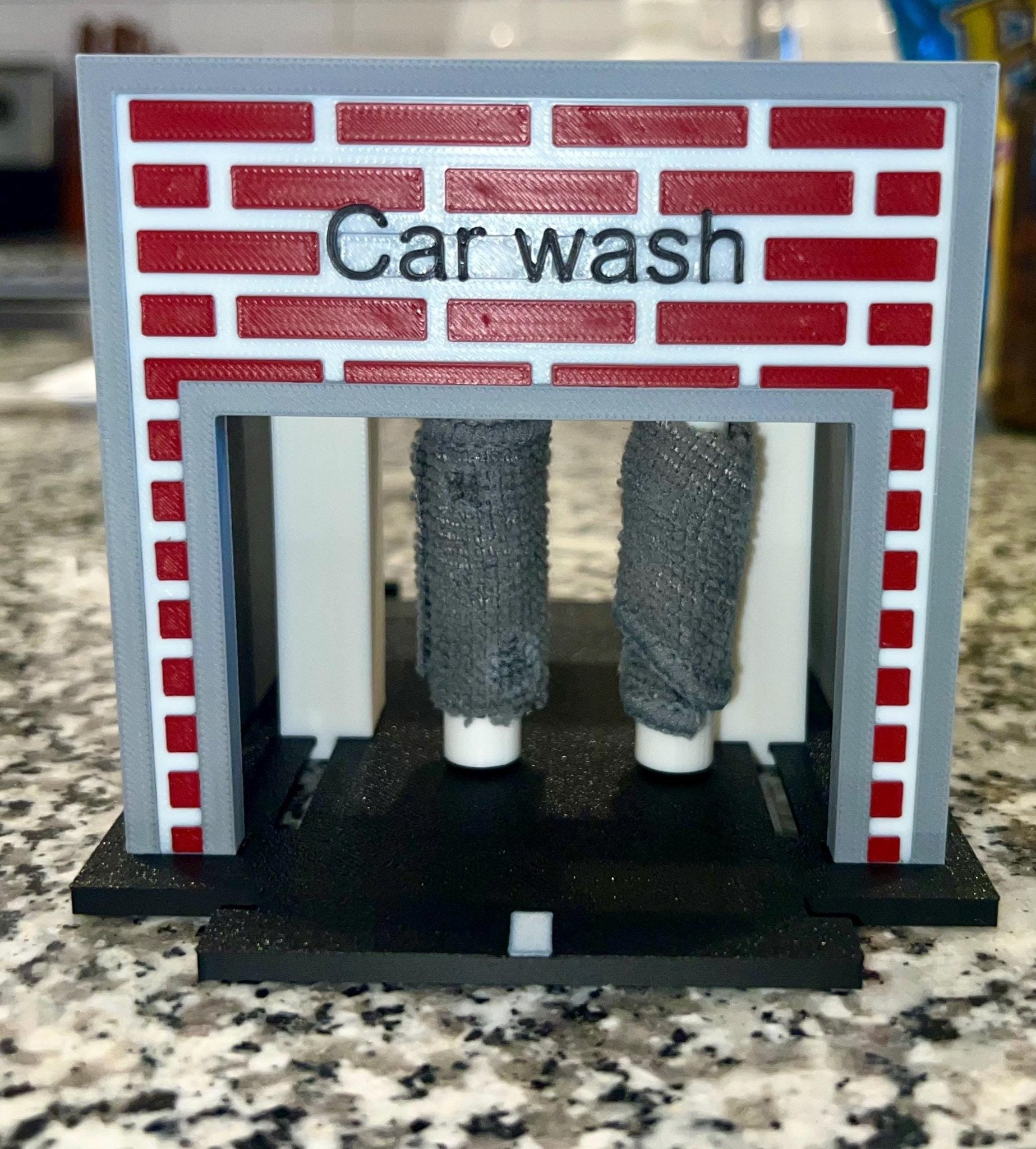 1/64 Scale Car Wash Diorama: 3D Printed Diecast Display - ZS3DPrintZ