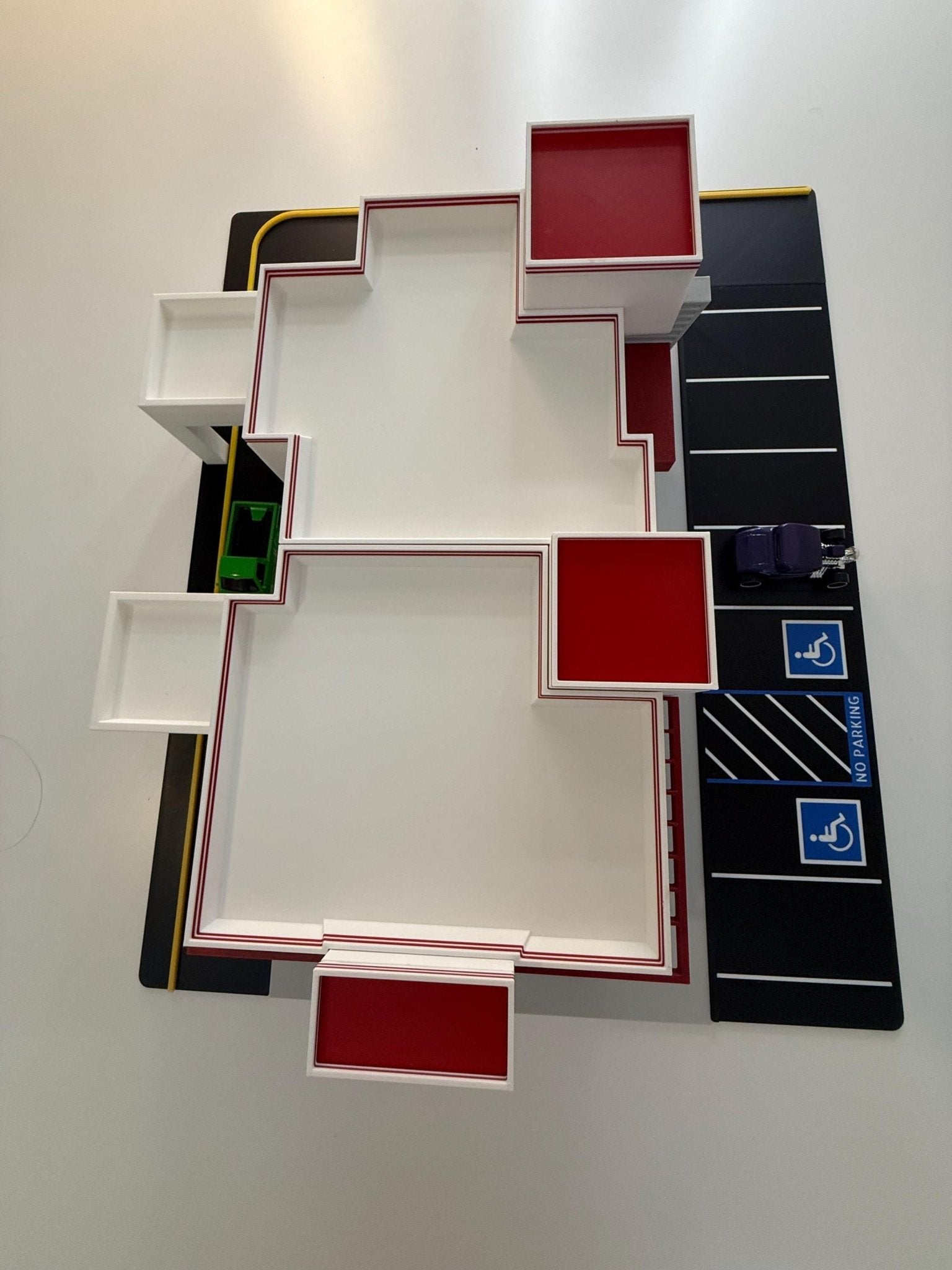 Large 1/64 Scale "In N Out Burger" Diorama: 3D Printed Display, NO Assembly required!!! - ZS3DPrintZ