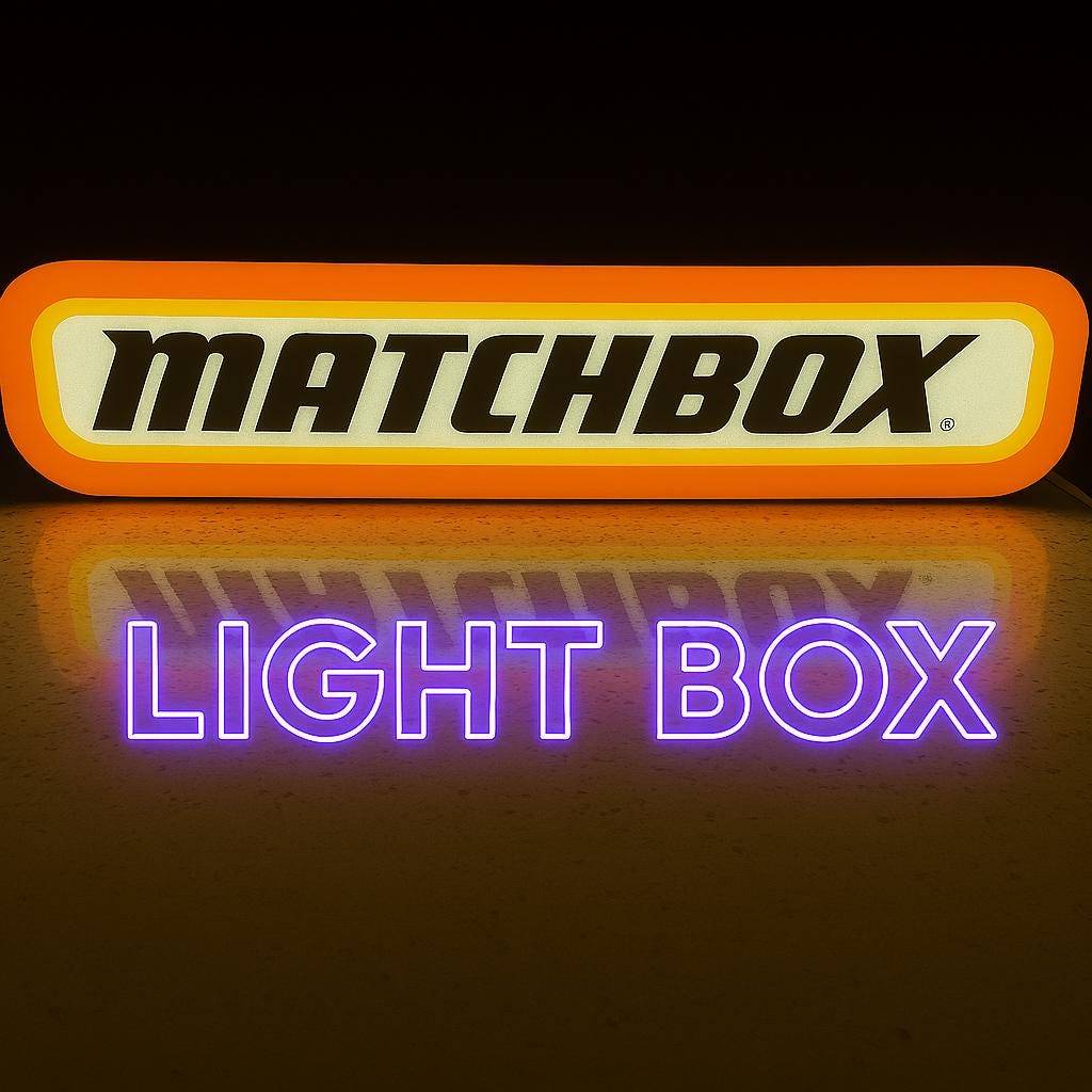 Matchbox LED Light Box: 3D Printed Dimmable LED Sign - ZS3DPrintZ