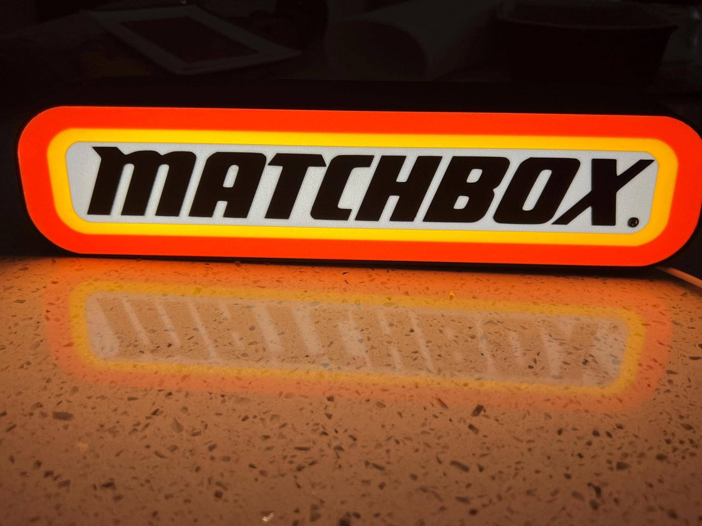 Matchbox LED Light Box: 3D Printed Dimmable LED Sign - ZS3DPrintZ