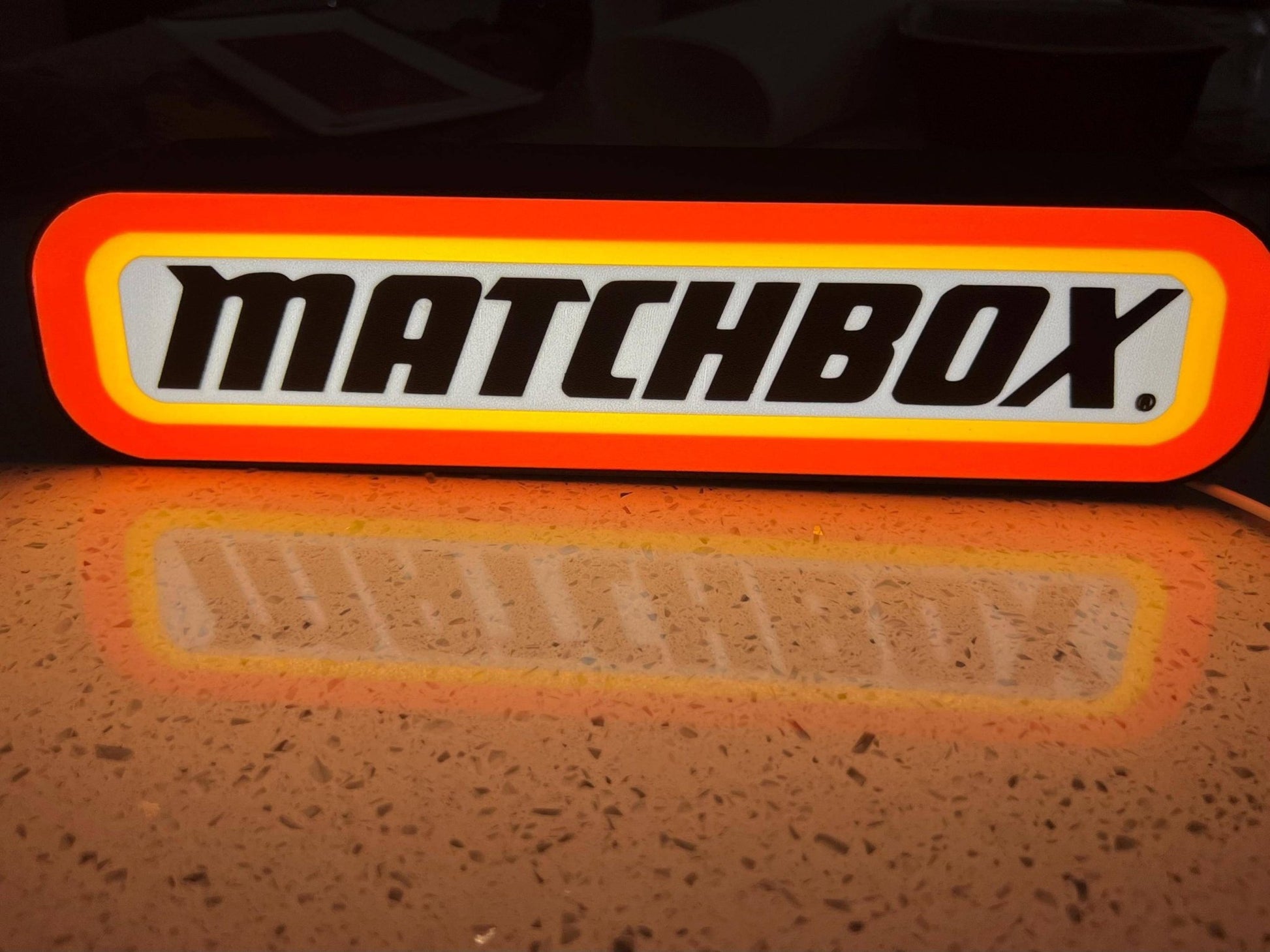 Matchbox LED Light Box: 3D Printed Dimmable LED Sign - ZS3DPrintZ