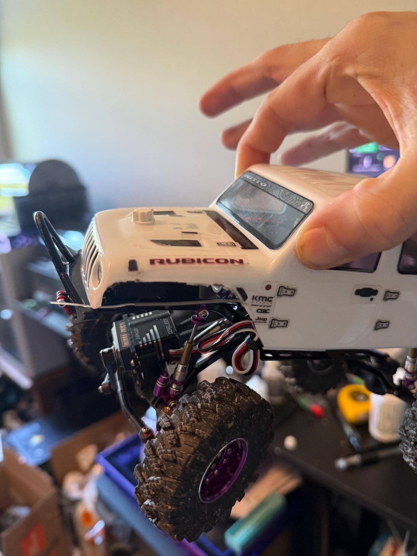 SCX24 1/24 Scale RC Body Mount Thumbscrews: No more Body Clips!! 3D Printed(12 Pack, USA Made) - ZS3DPrintZ