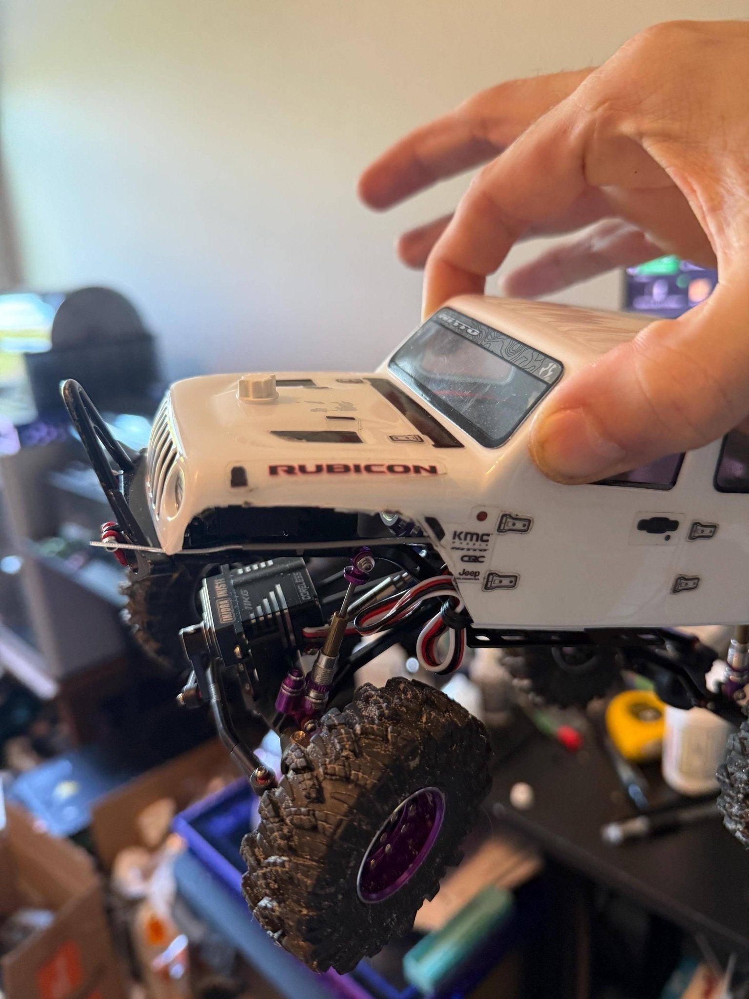 SCX24 1/24 Scale RC Body Mount Thumbscrews: No more Body Clips!! 3D Printed(12 Pack, USA Made) - ZS3DPrintZ