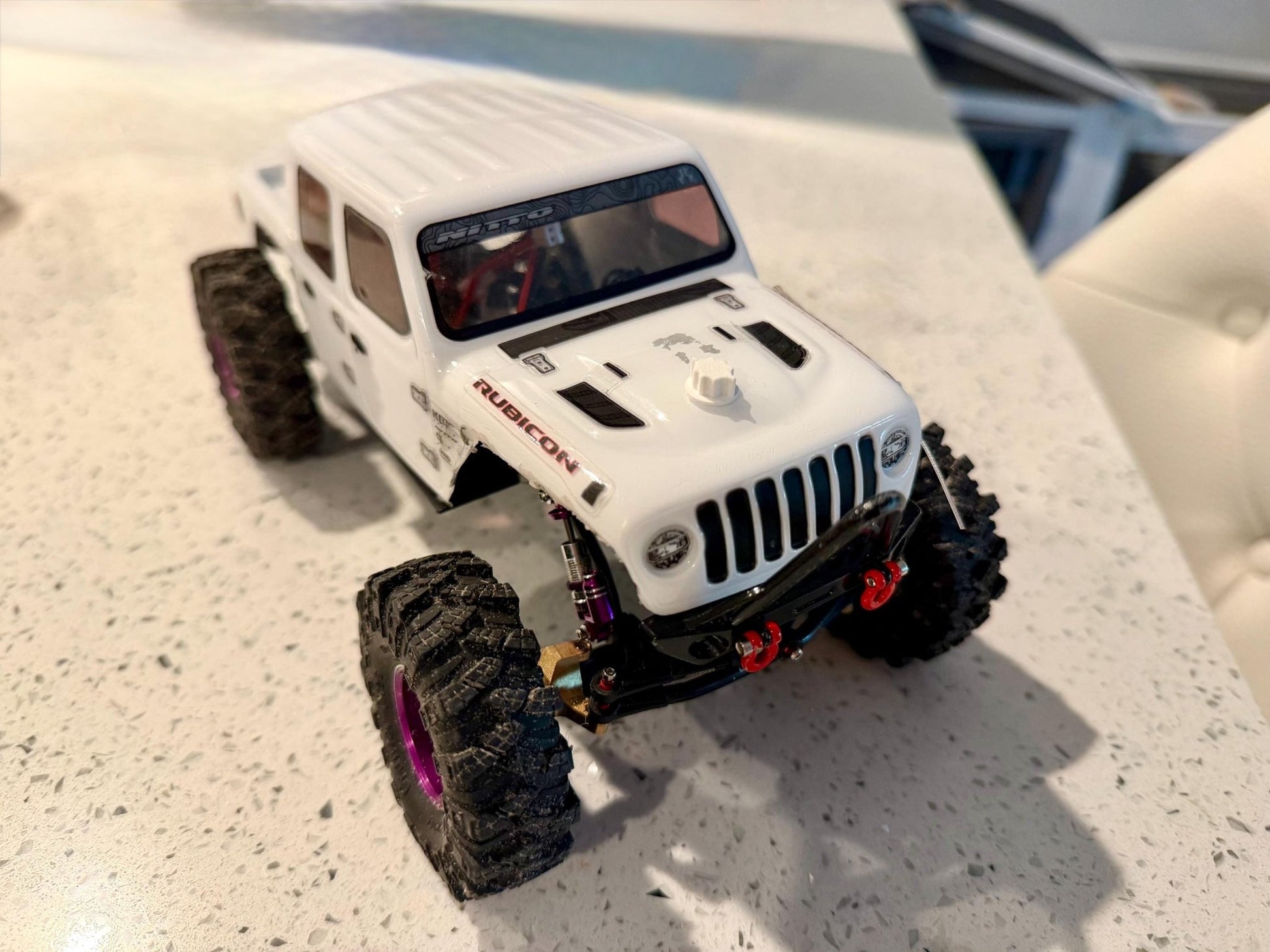 SCX24 1/24 Scale RC Body Mount Thumbscrews: No more Body Clips!! 3D Printed(12 Pack, USA Made) - ZS3DPrintZ